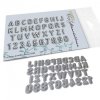 Karten-Kunst Stanzschablone - Alphabet A - Z Buchstaben Zahlen 1 - 9 Nummern